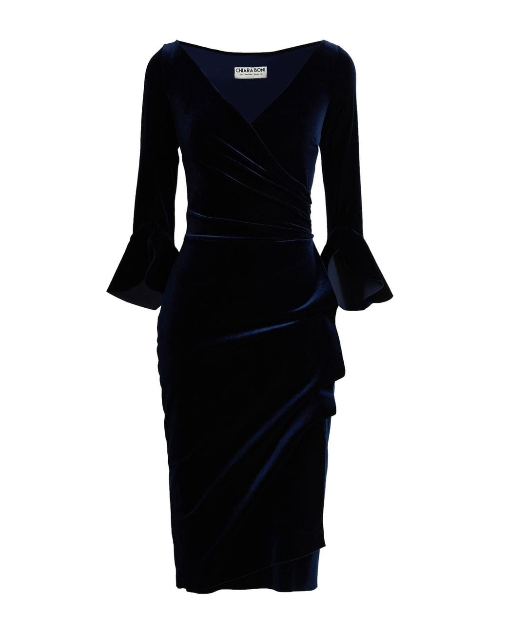 La Petite Robe Di Chiara Boni Black Midi Dress