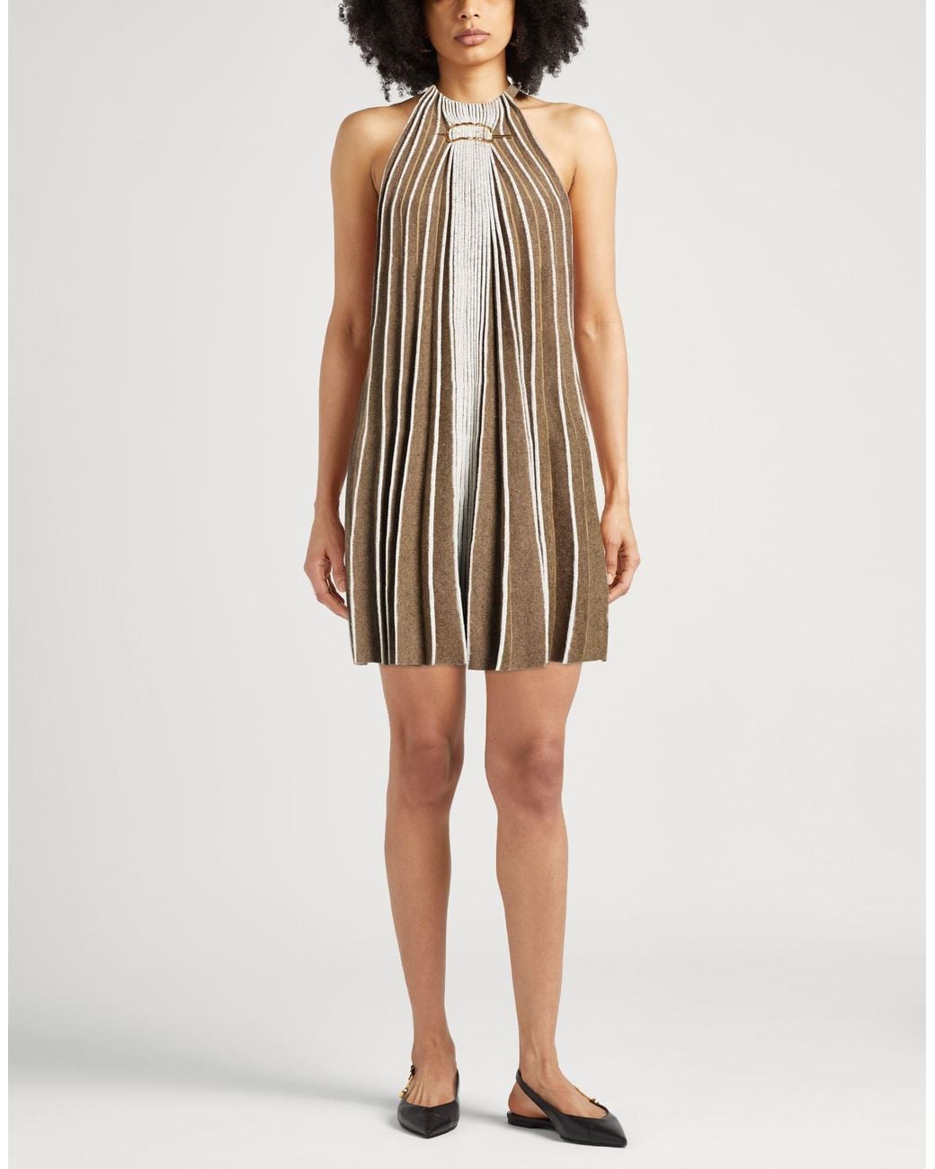 Tod's Natural Mini Dresses