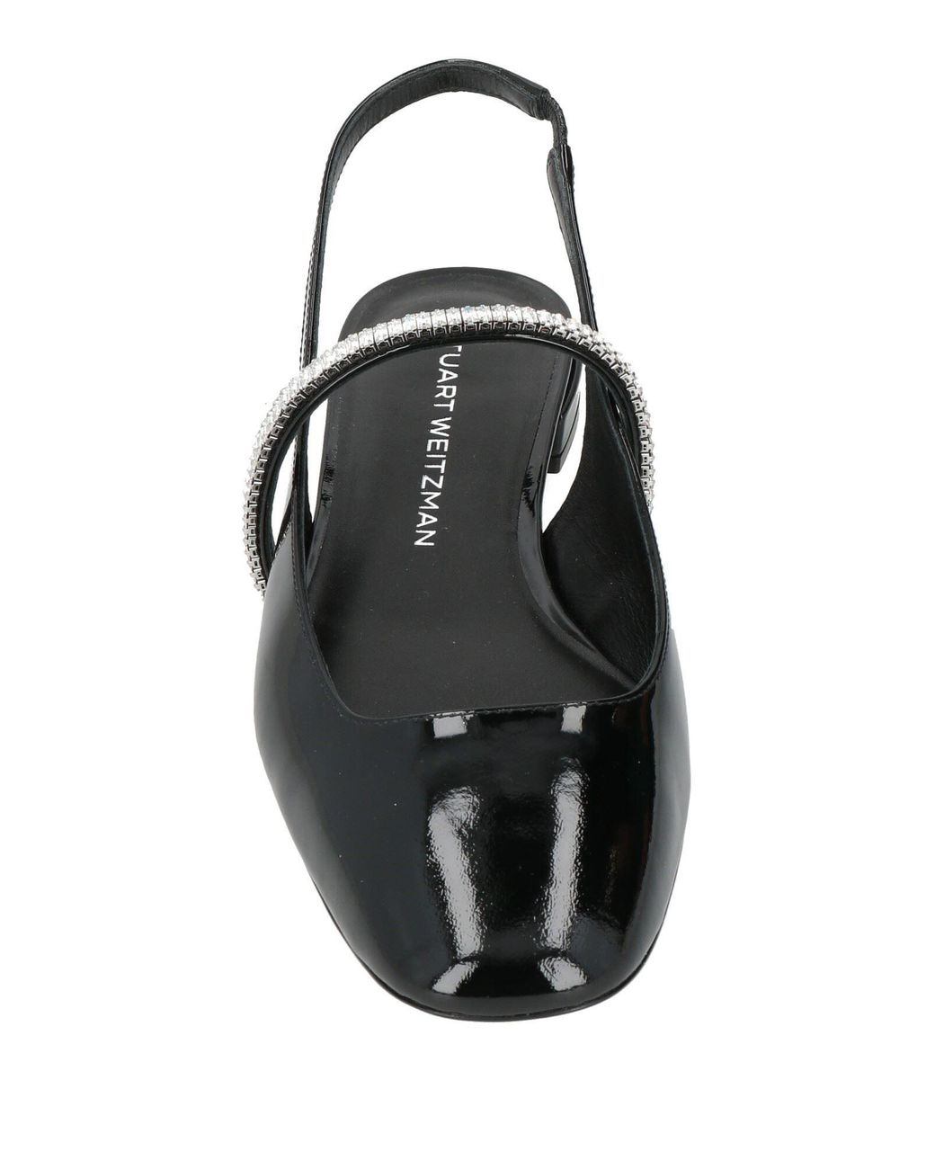 Stuart Weitzman Black Ballet Flats Leather