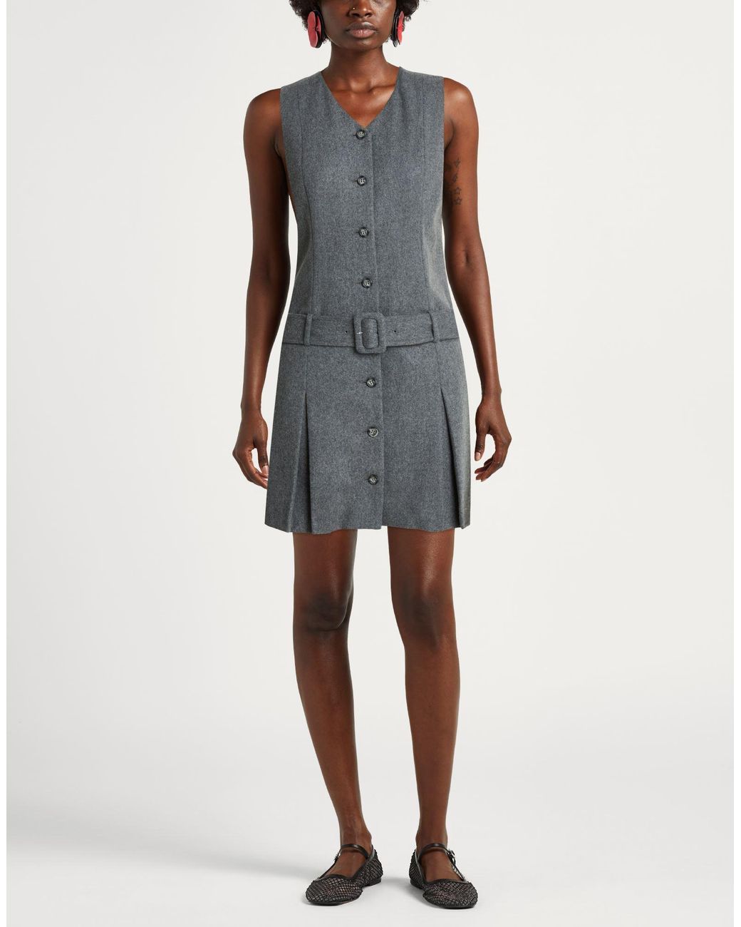 Minivestido A.P.C. de color Gray
