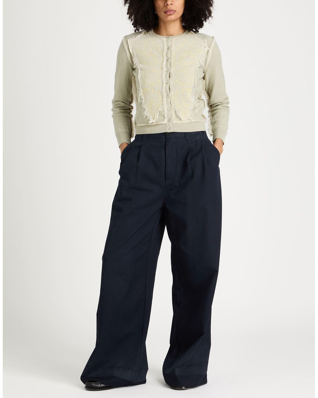 Maison Margiela Blue Midnight Pants Cotton