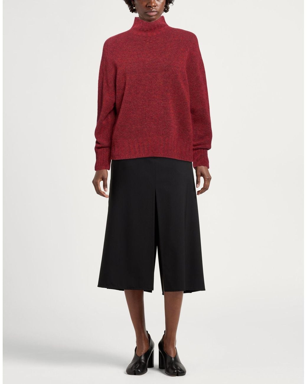 Momoní Red Brick Turtleneck Merino Wool, Polyamide, Elastane