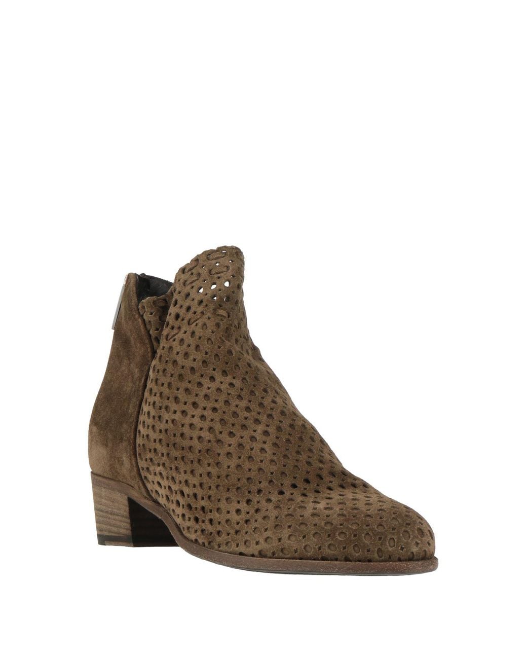 Pantanetti Brown Dark Ankle Boots Leather