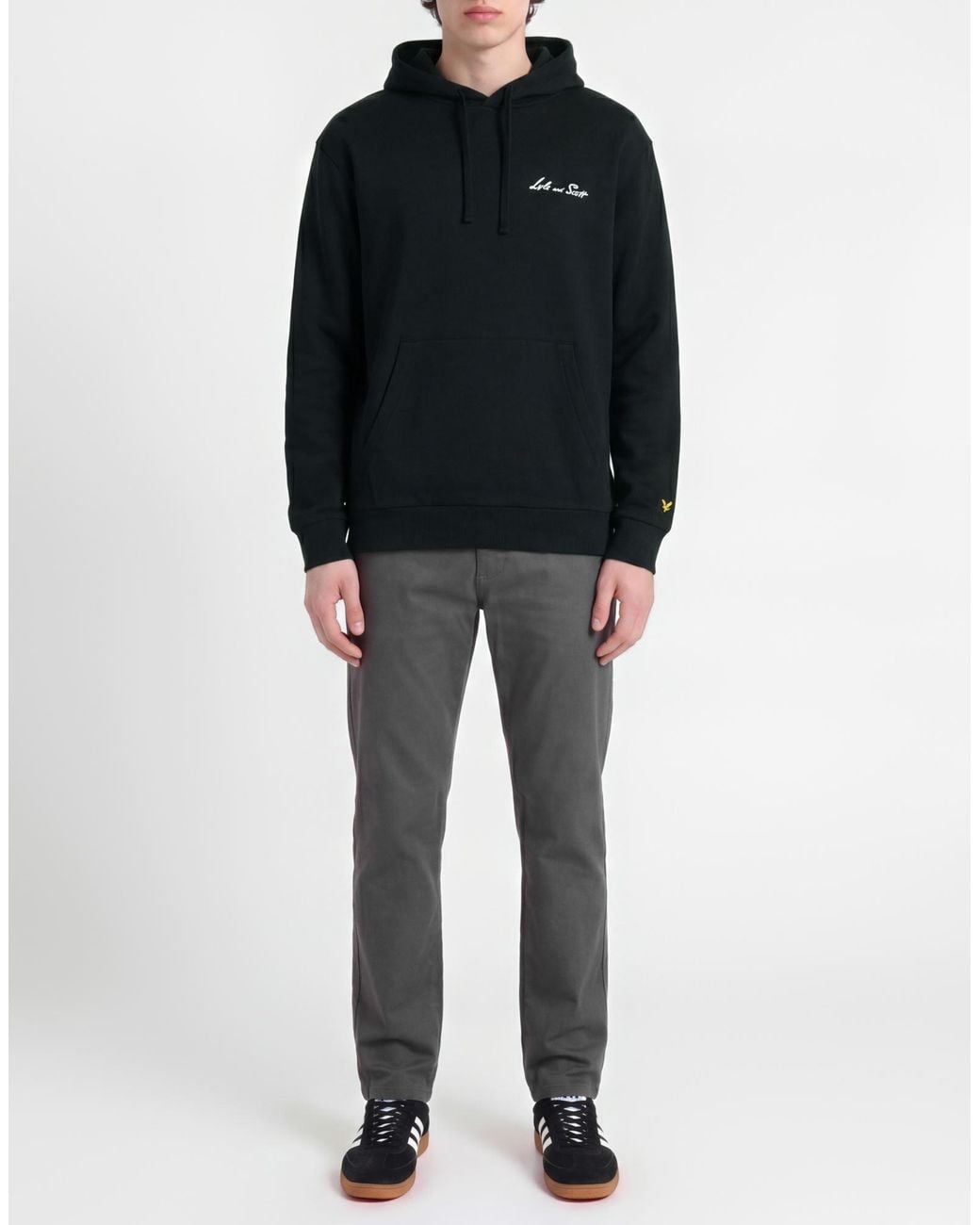 Lyle & Scott Black Sweatshirt Cotton for men