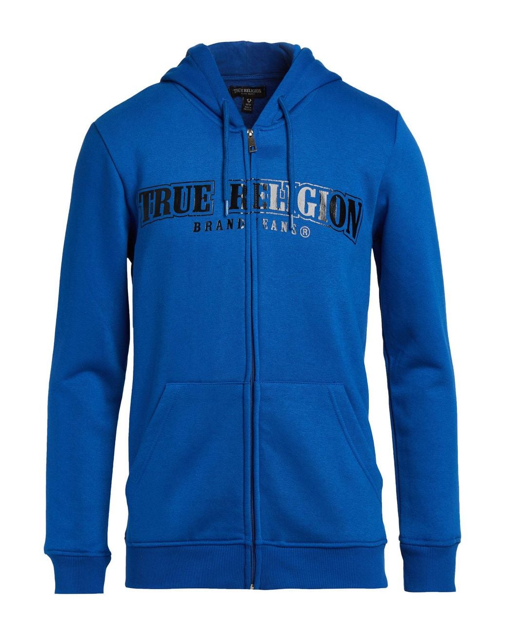 True Religion Blue Sweatshirt Cotton, Polyester for men