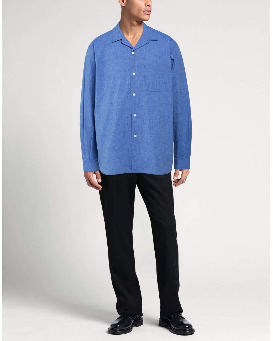 Nanamica Blue Shirt for men