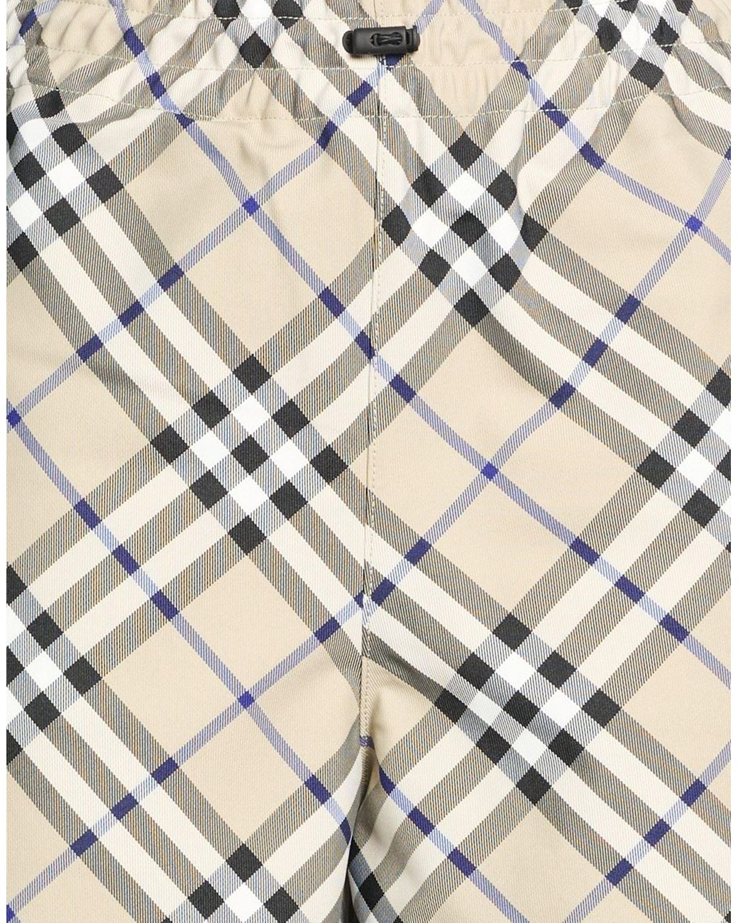 Burberry Gray Shorts & Bermuda Shorts Polyester