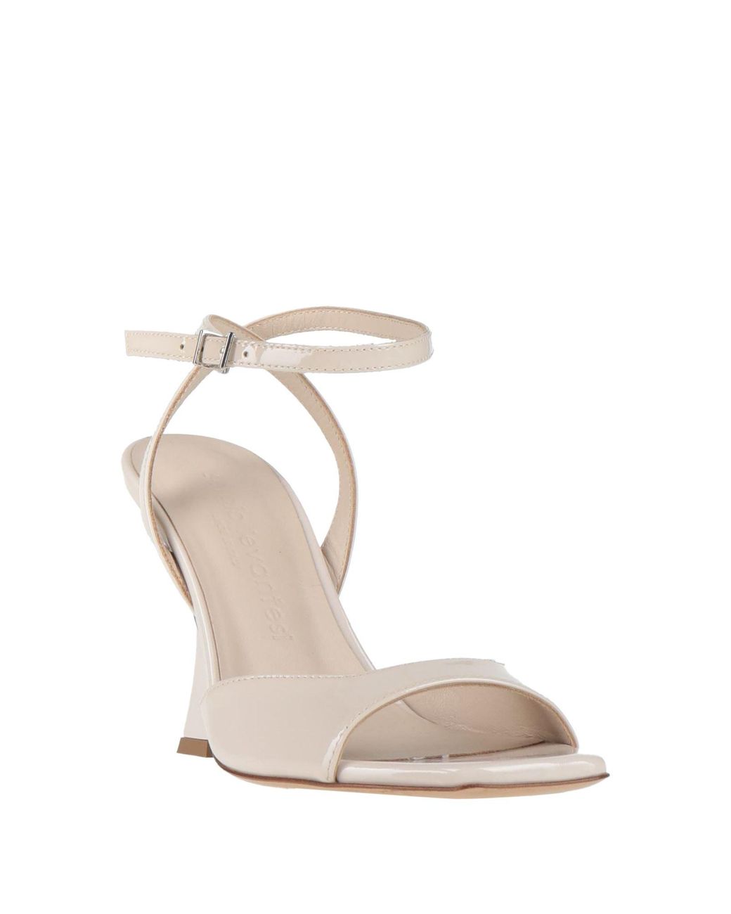 Sergio Levantesi White Sandals Leather