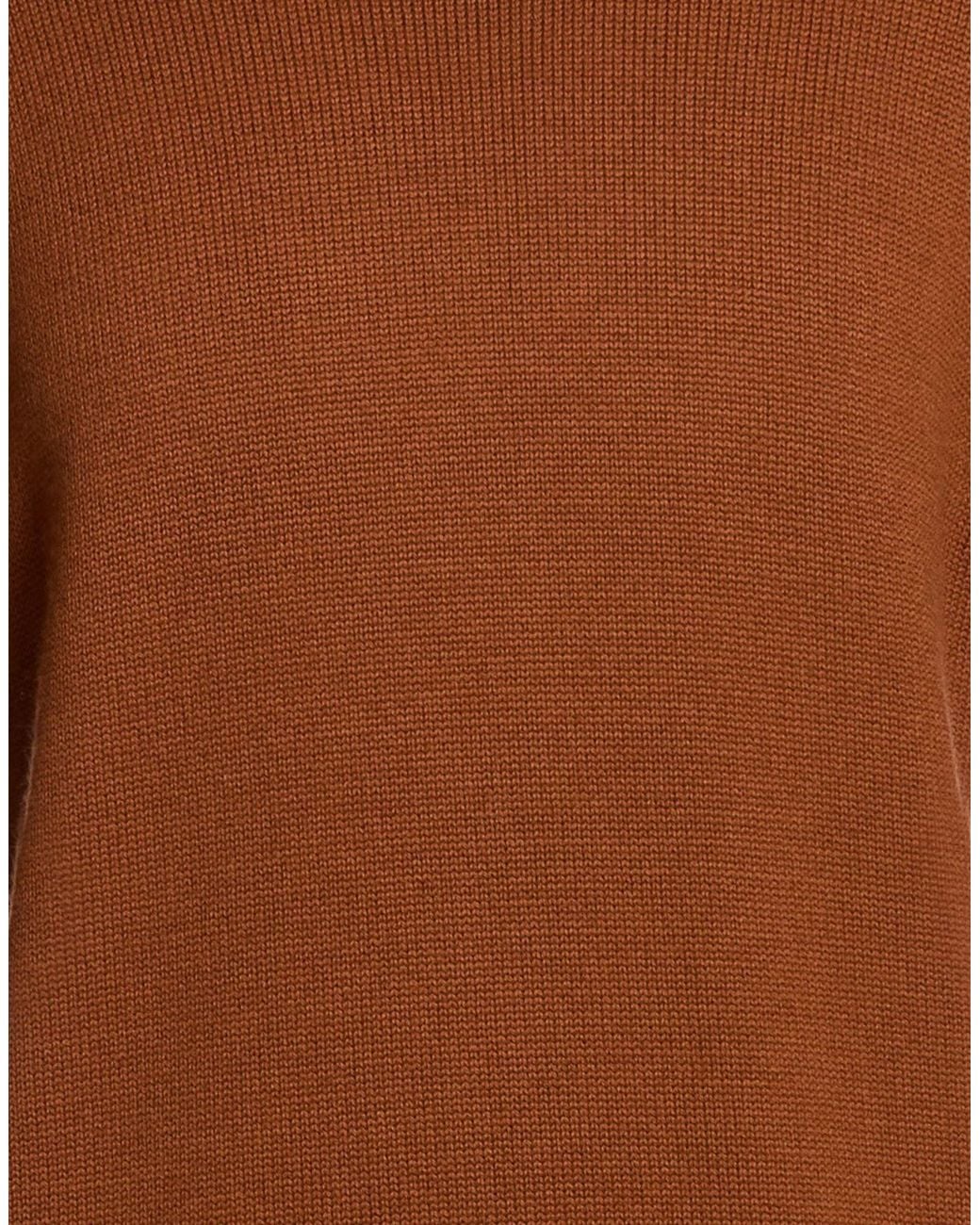 Alpha Studio Brown Sweater Wool for men