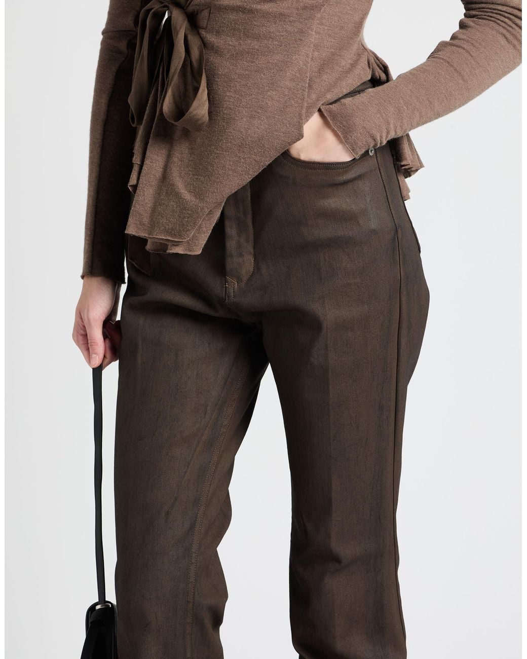 Rick Owens Brown Jeans