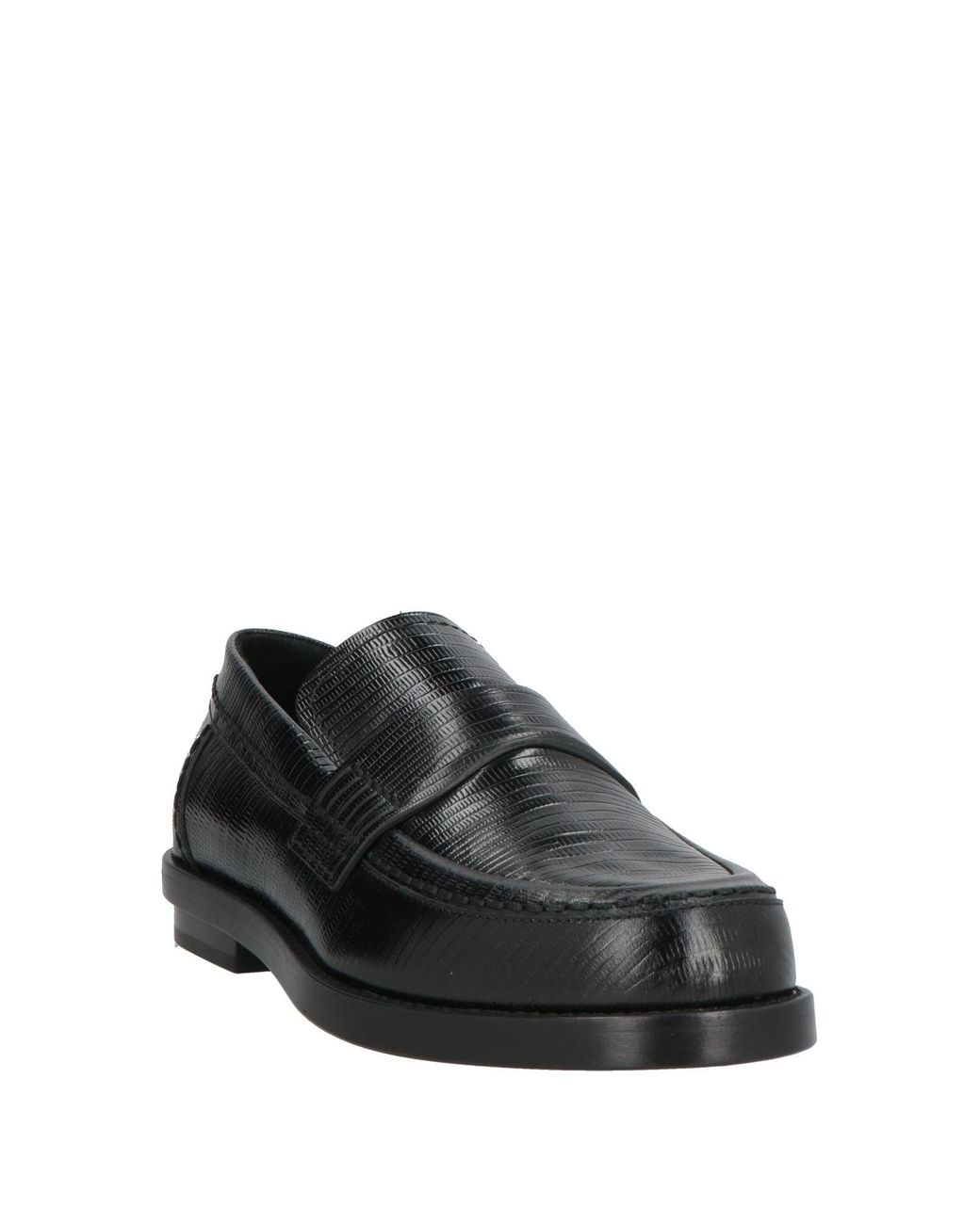 McQueen Black Loafers for men