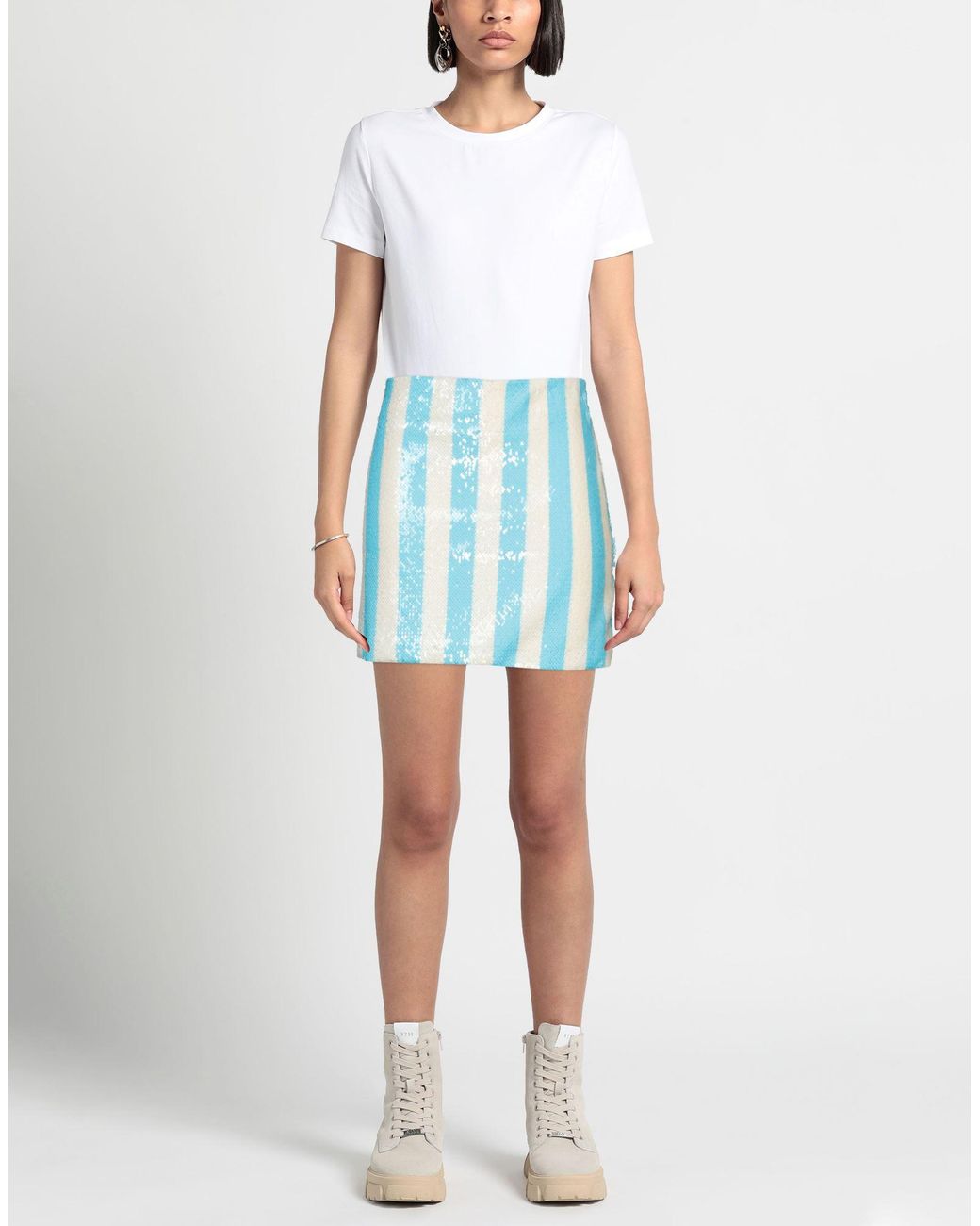 ViCOLO Blue Mini Skirt