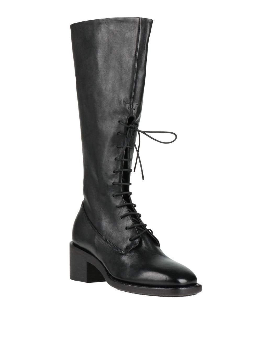 Pantanetti Black Boot Leather