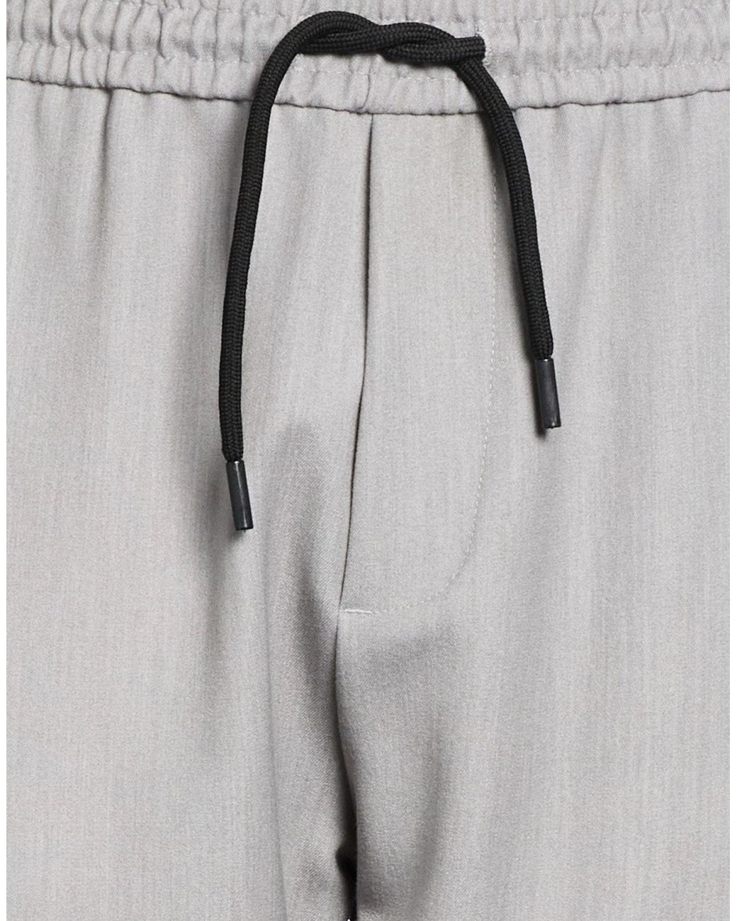 OVER/D Gray Pants Polyester, Viscose, Elastane for men