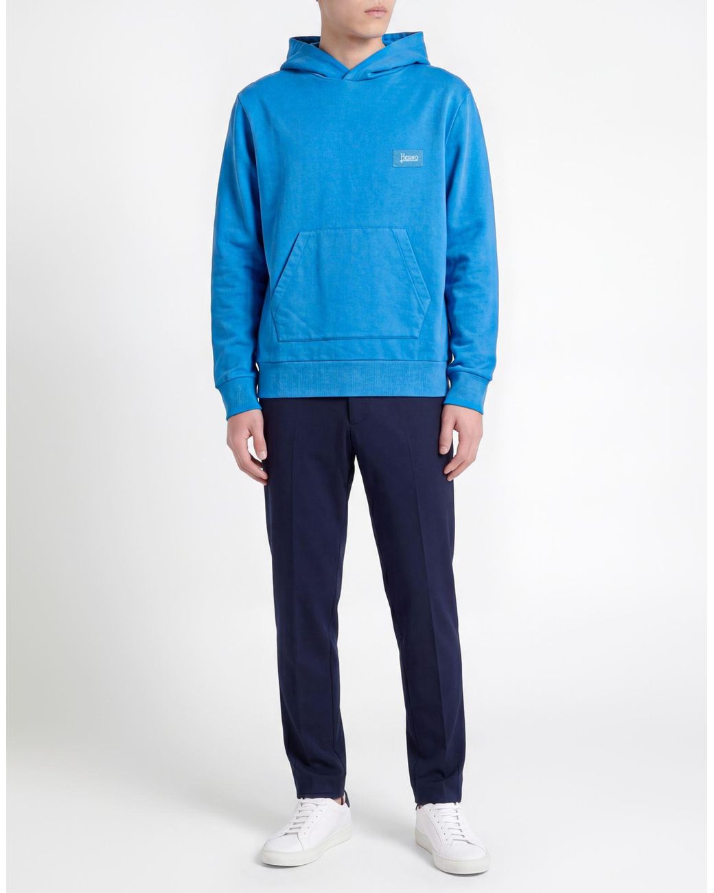 Felpa di Herno in Blue da Uomo