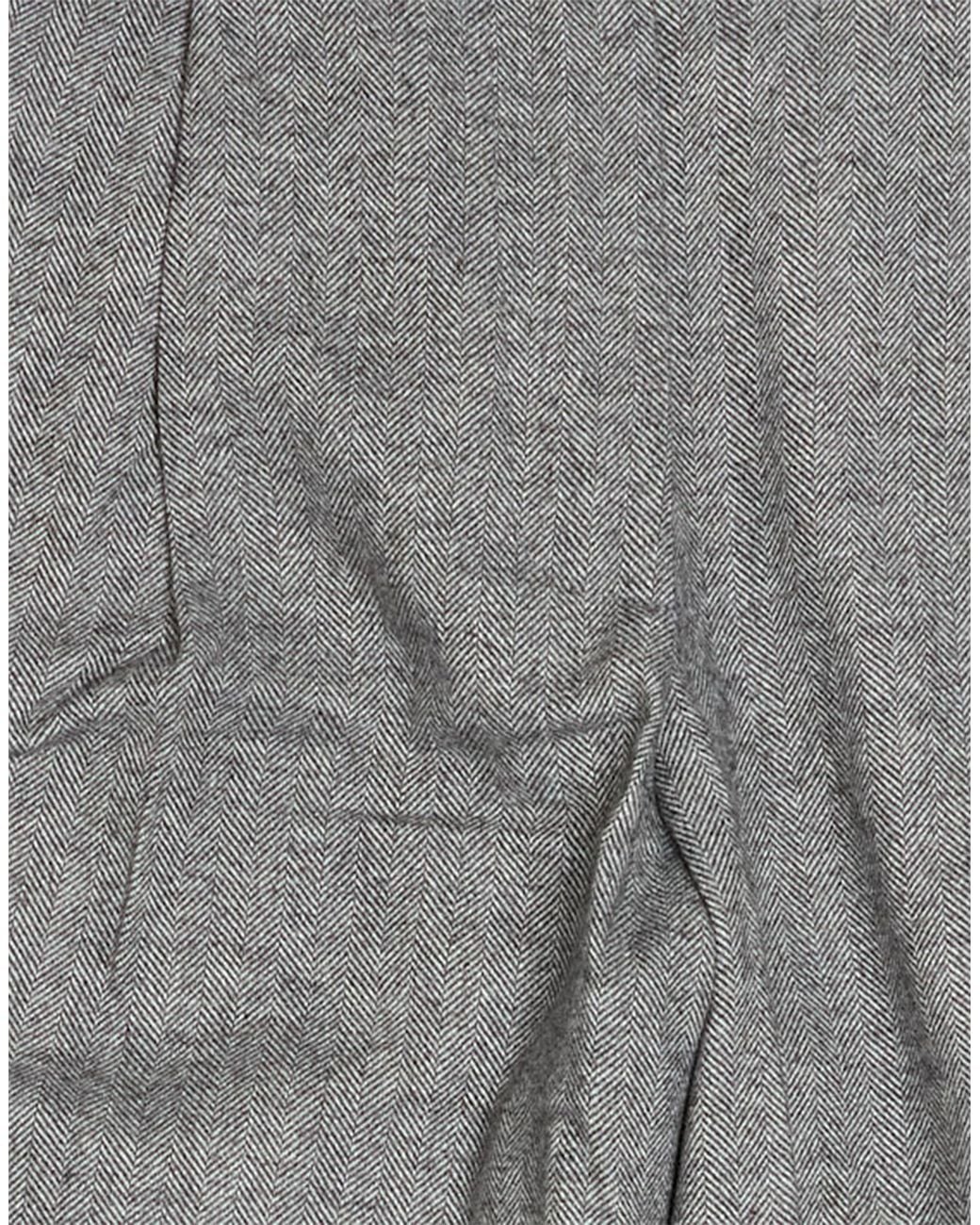 8pm Gray Pants Polyester, Viscose, Wool