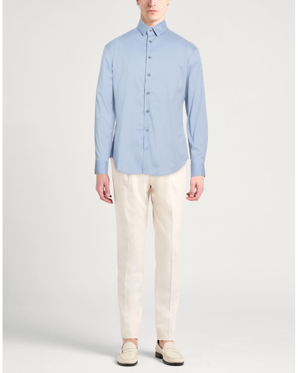 Giorgio Armani Blue Shirt for men