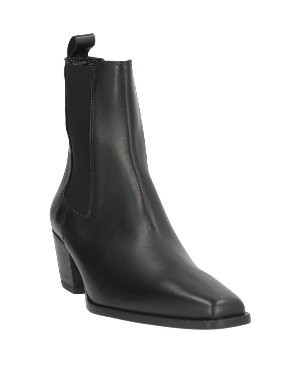 Bianca Di Black Ankle Boots Calfskin