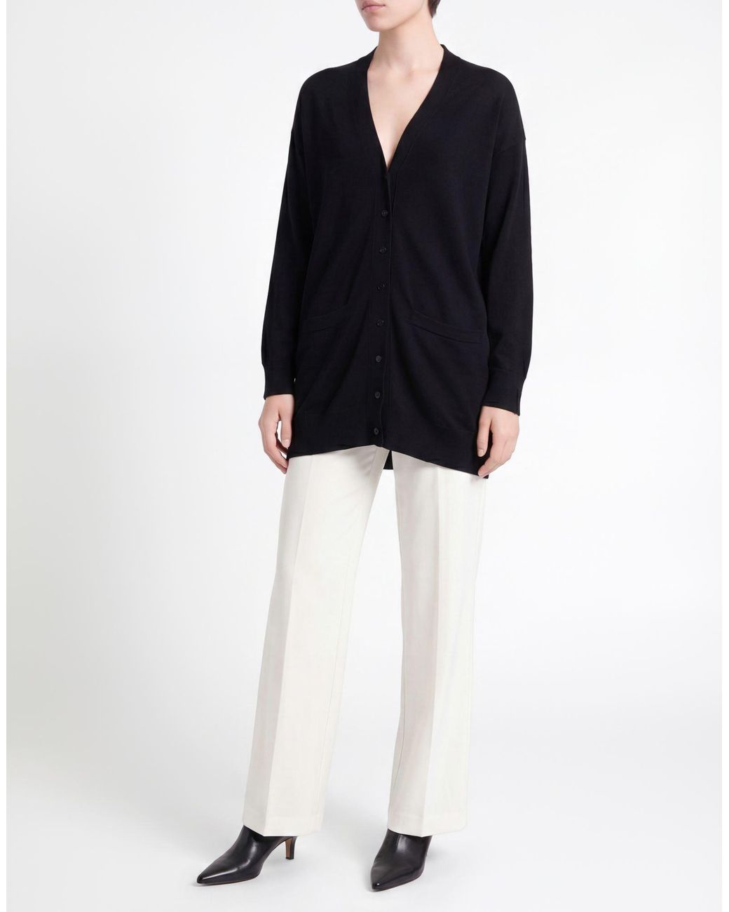 Cardigan Alpha Studio en coloris Black