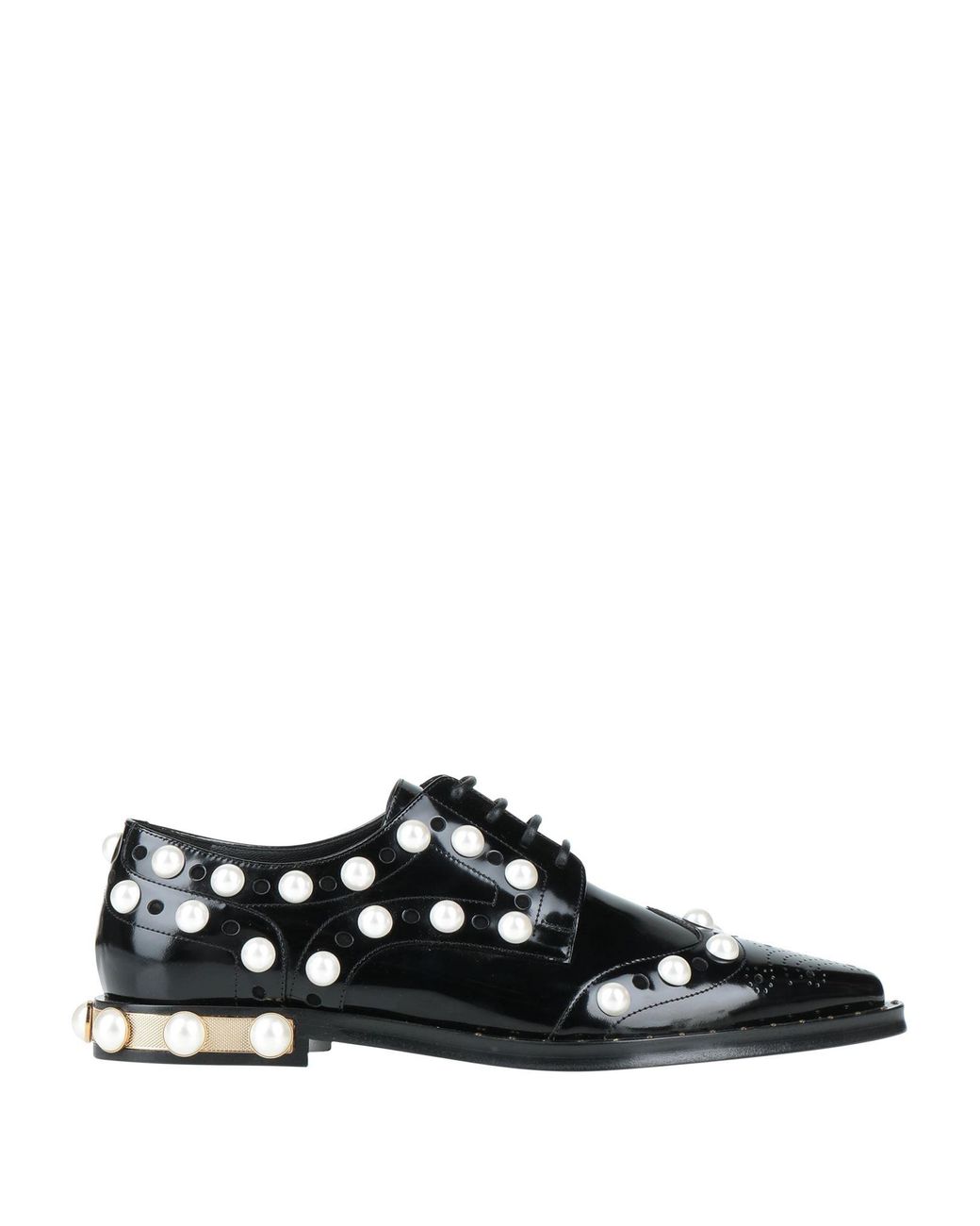 Dolce & Gabbana Black Lace-up Shoes
