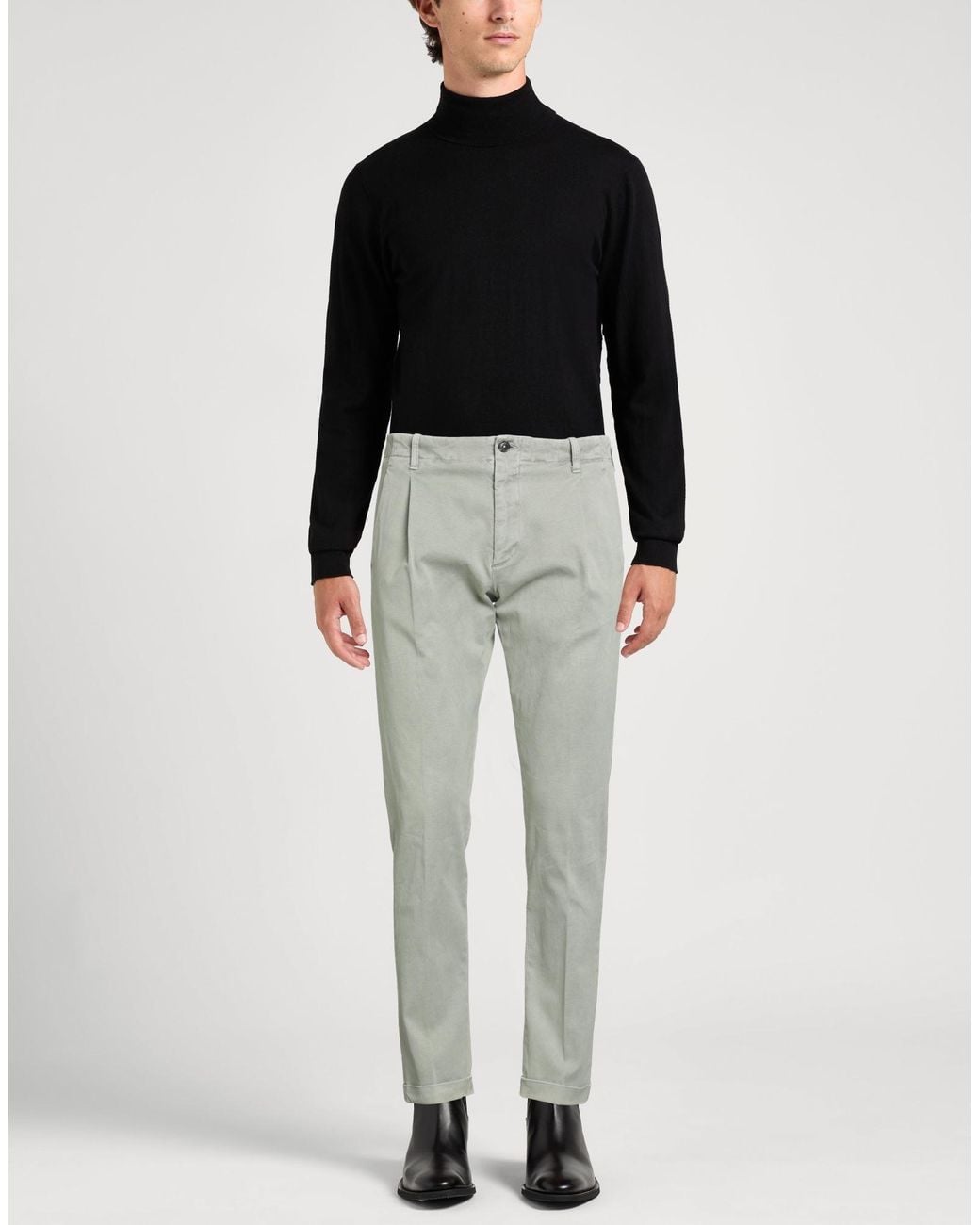 Bruno Manetti Gray Trouser for men