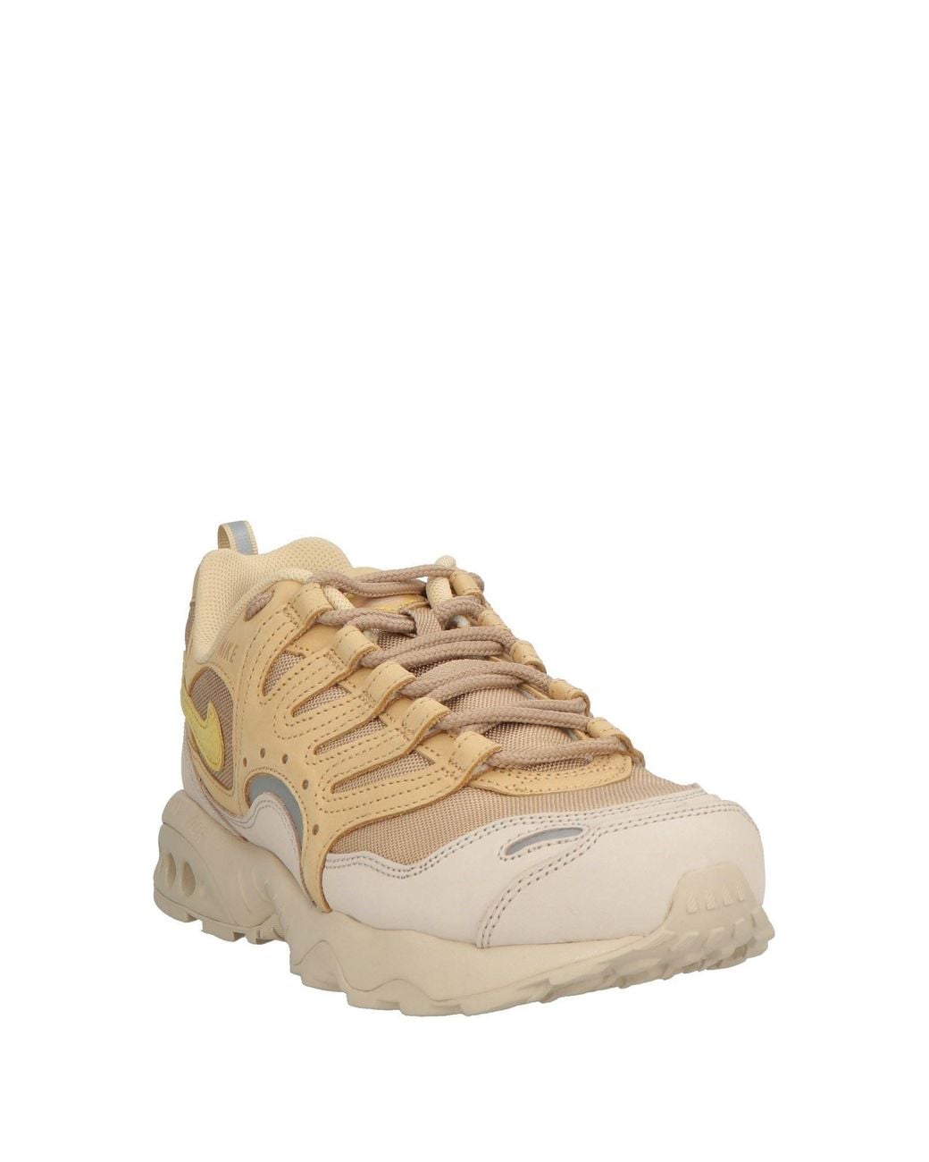 Nike Natural Sneakers Leather, Textile Fibers
