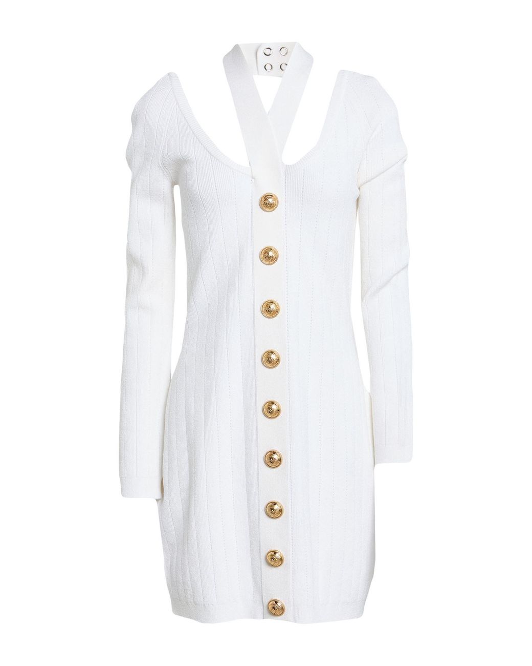 Balmain White Mini Dress