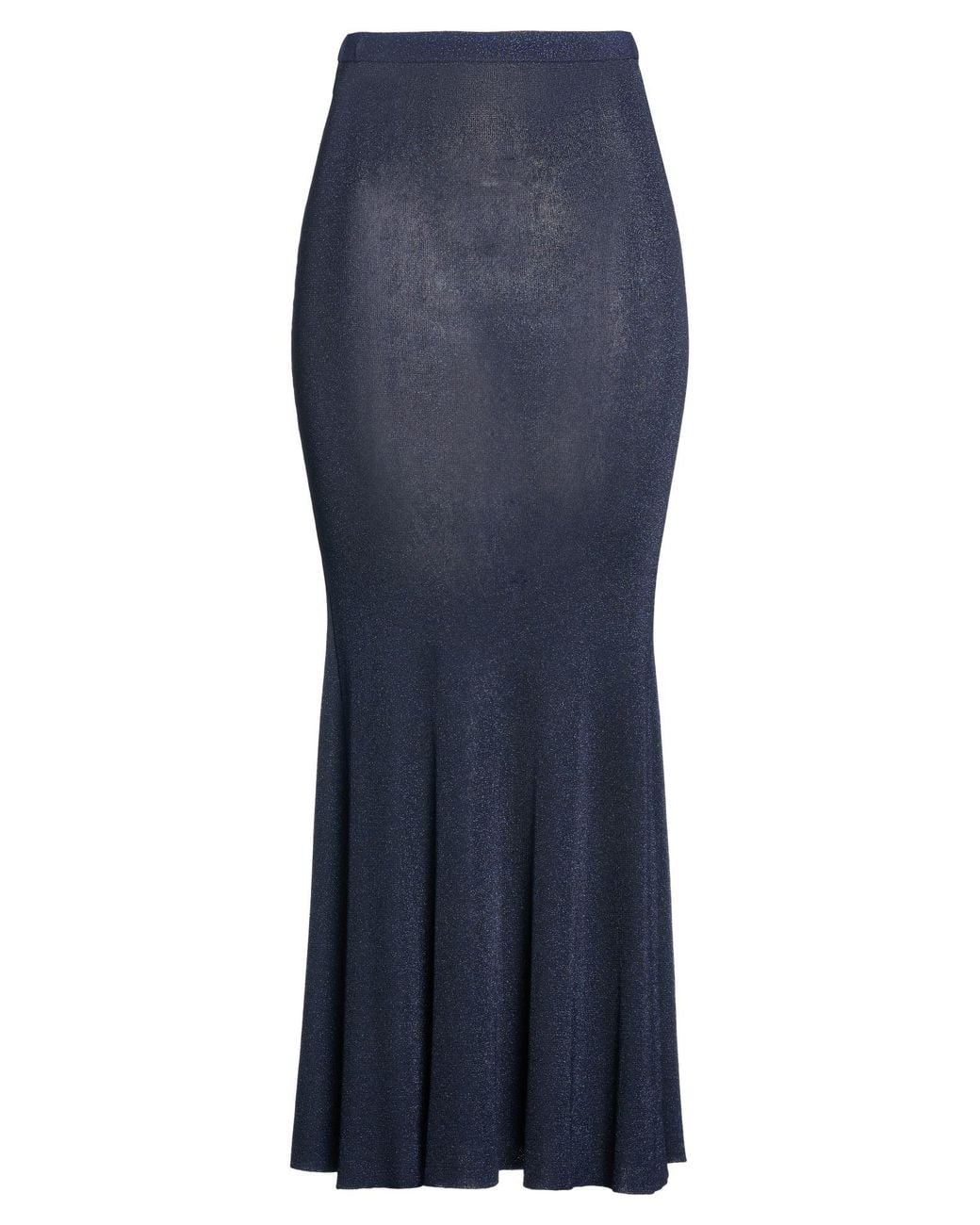 Self-Portrait Blue Maxi Skirt