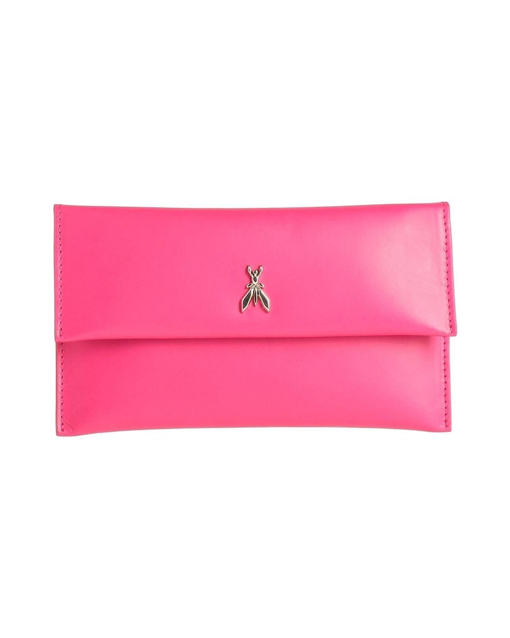 Patrizia Pepe Pink Clutch Leather