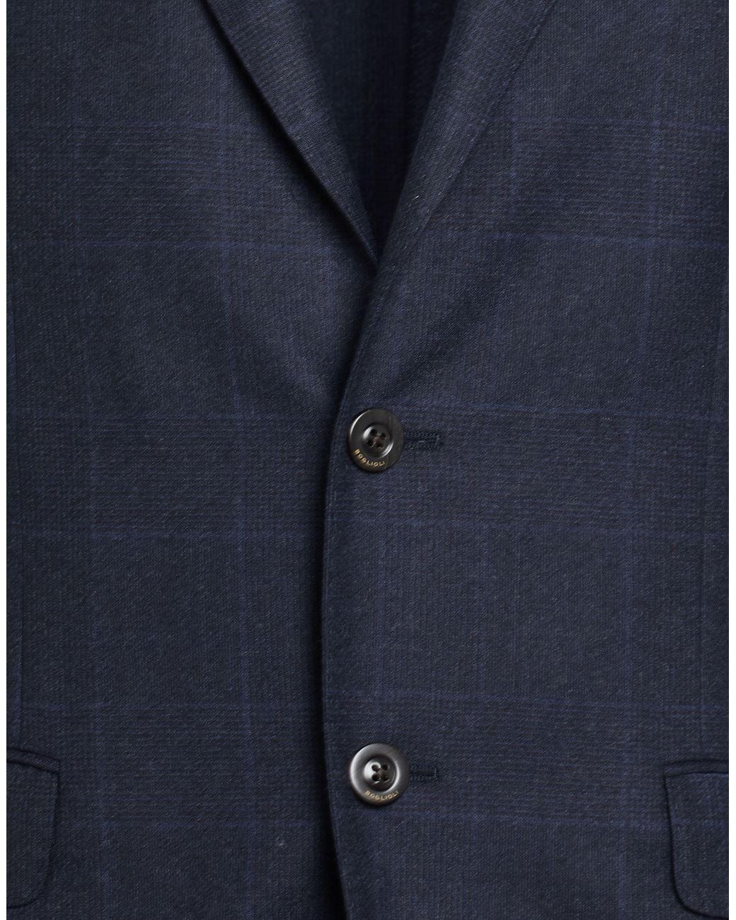 Boglioli Blue Suit Virgin Wool for men