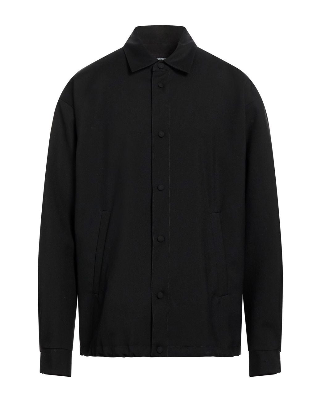 DSquared² Black Jacket Wool for men