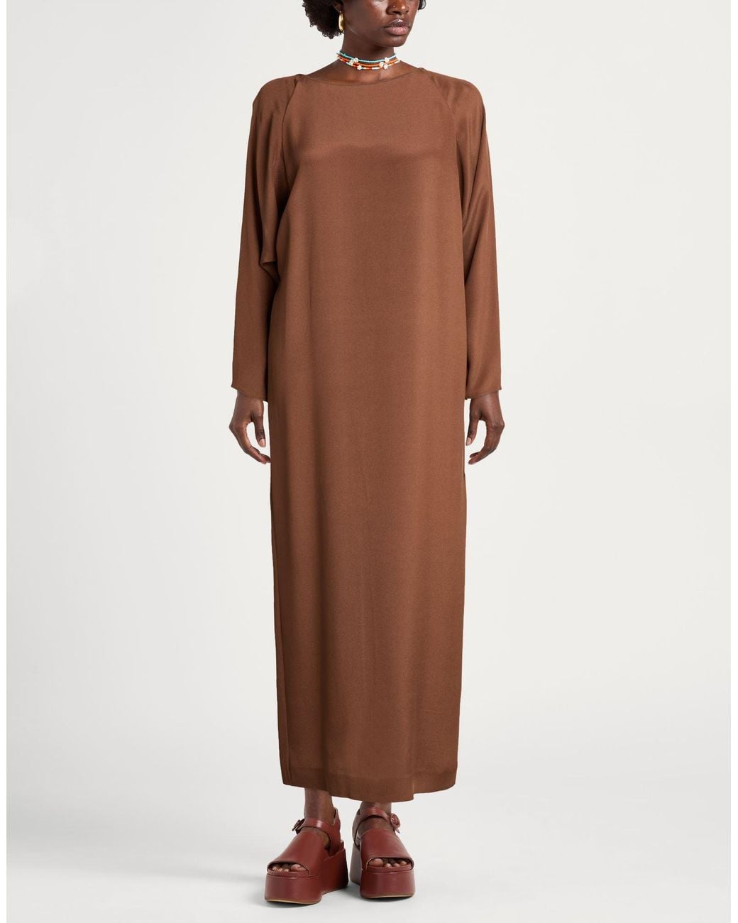 Momoní Brown Maxi Dress
