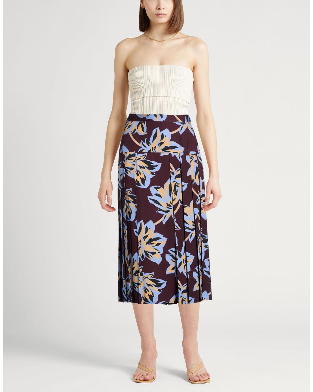 Aspesi Blue Midi Skirts