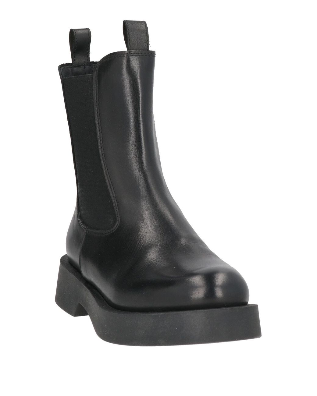 Poeve Black Ankle Boots Leather