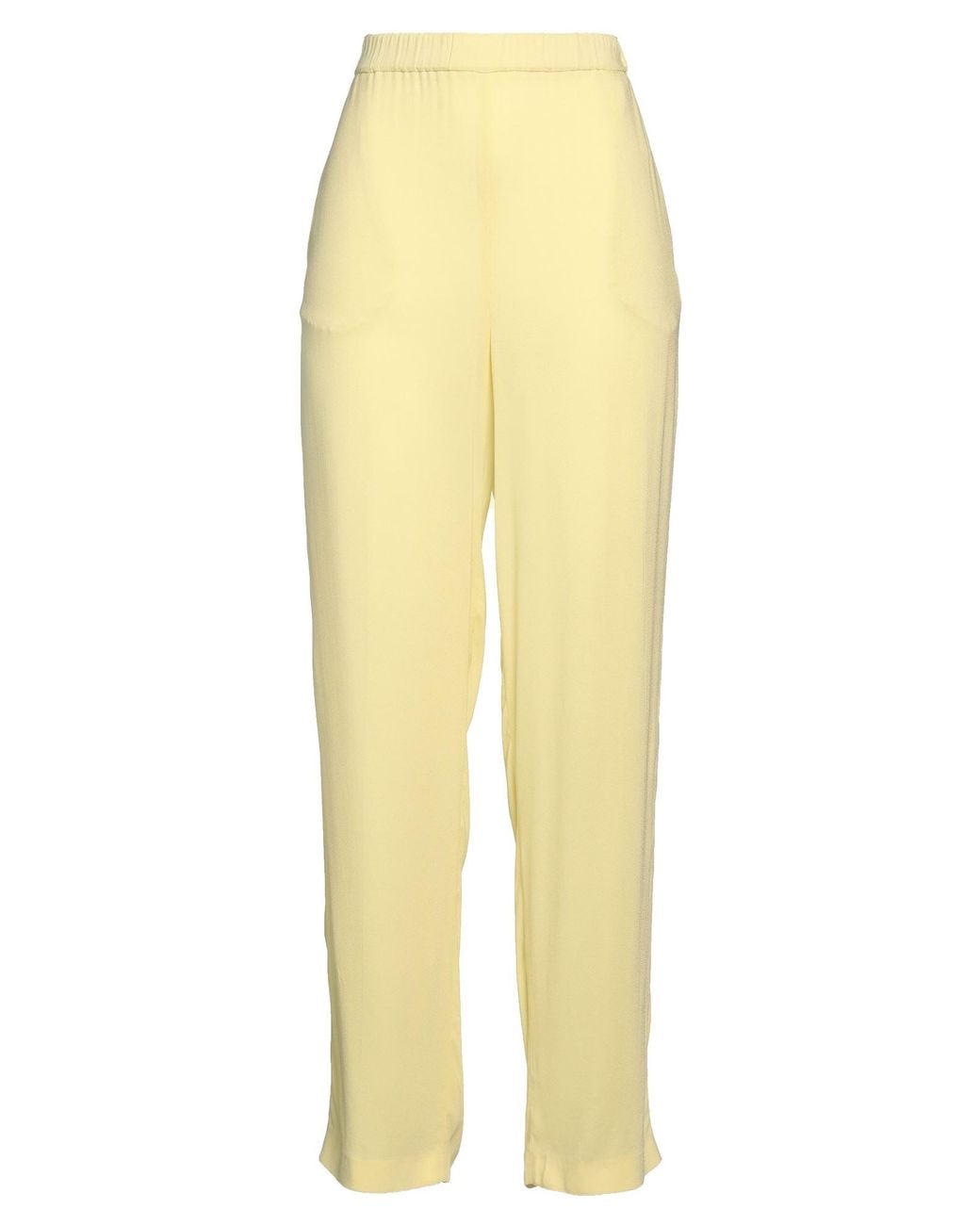 Fabiana Filippi Yellow Marigold Pants Viscose, Elastane