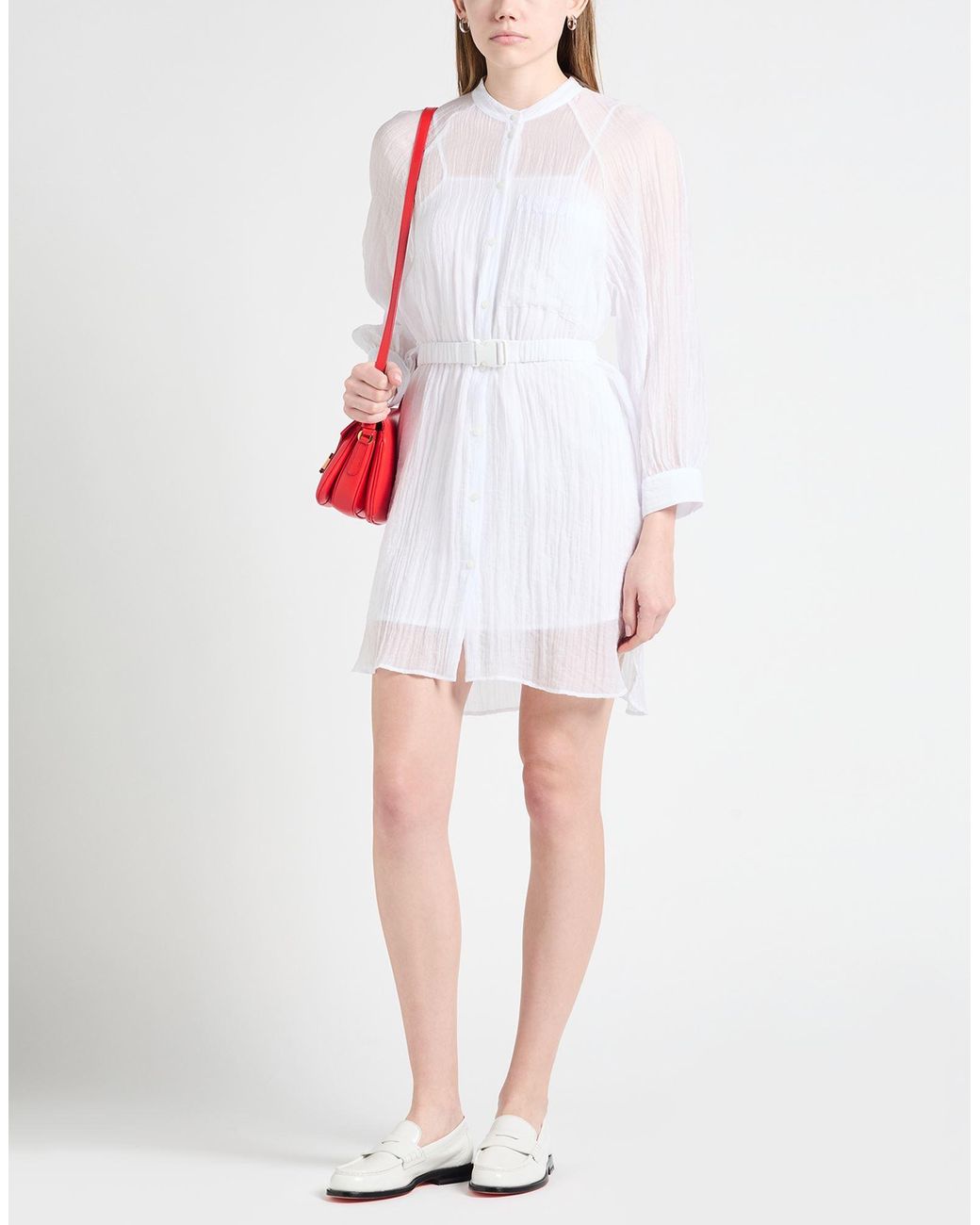 ARMANI EXCHANGE White Mini Dress