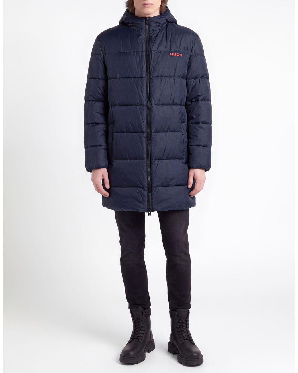 HUGO Blue Puffer Recycled Polyamide for men