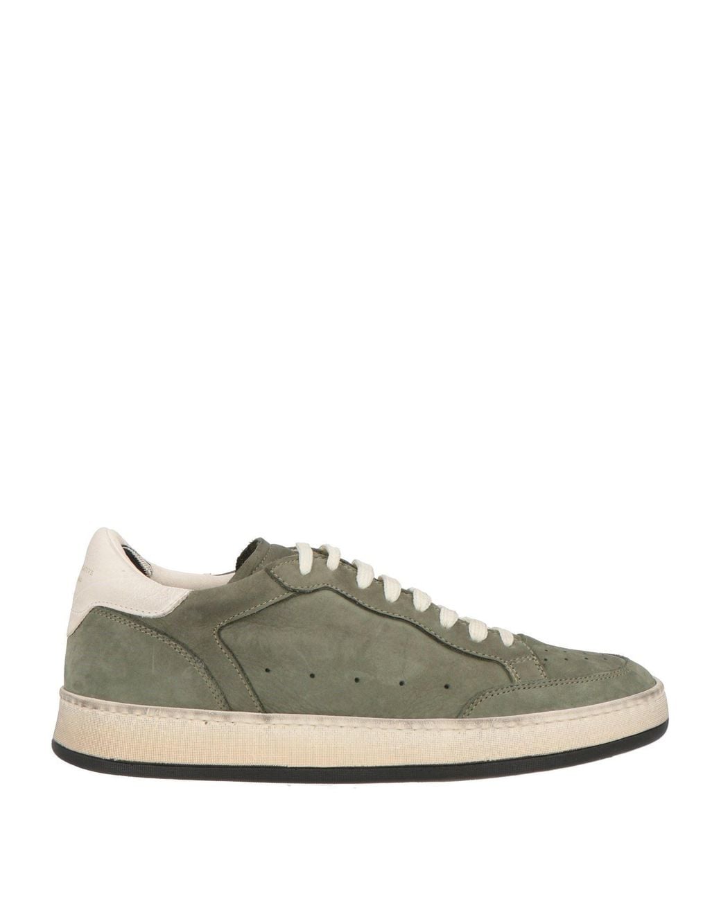 Officine Creative Green Sneakers Leather for men