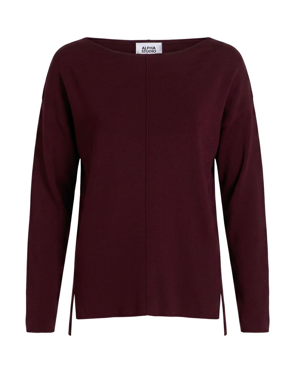 Pullover Alpha Studio de color Purple