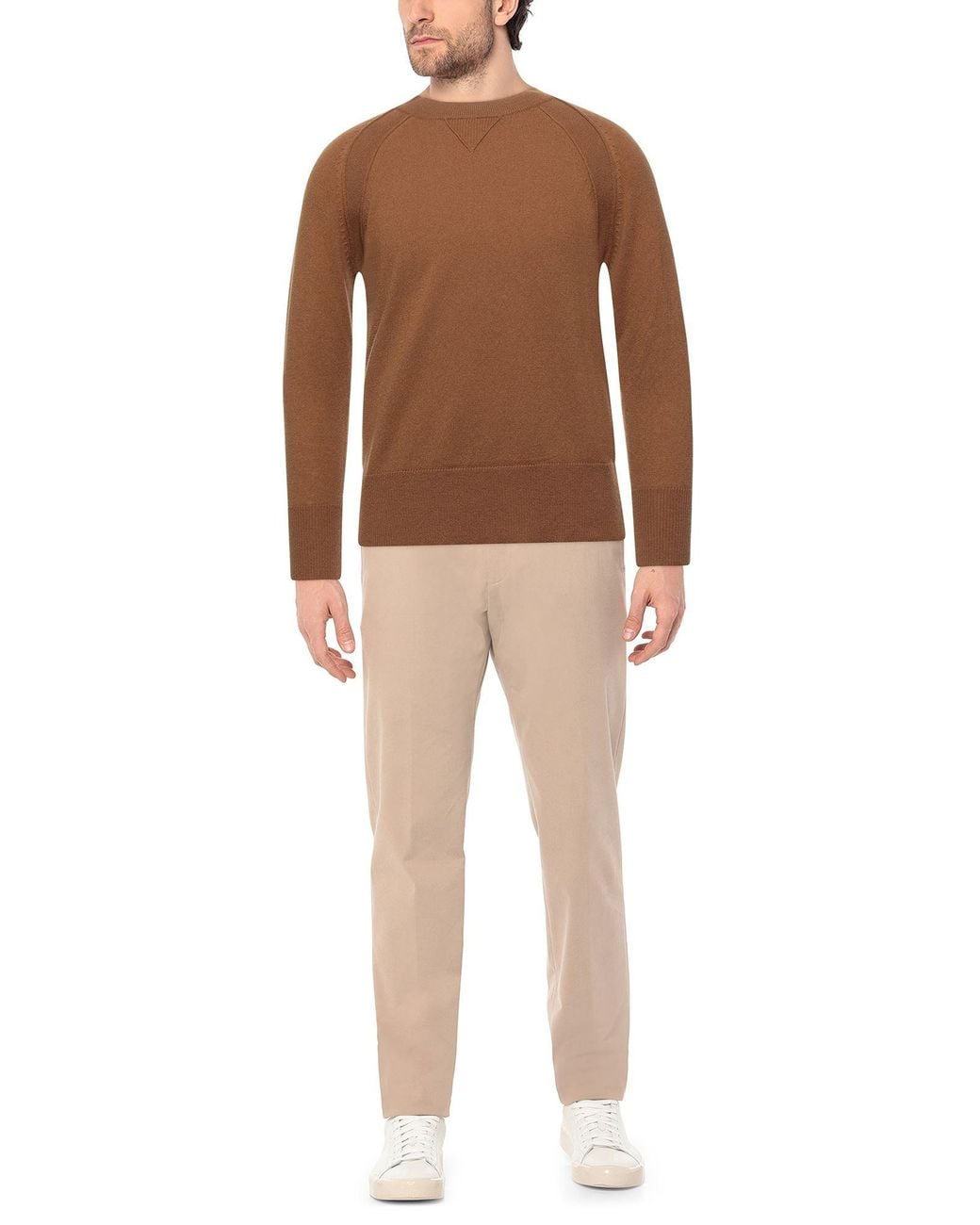 N.O.W. ANDREA ROSATI CASHMERE Brown Jumper for men
