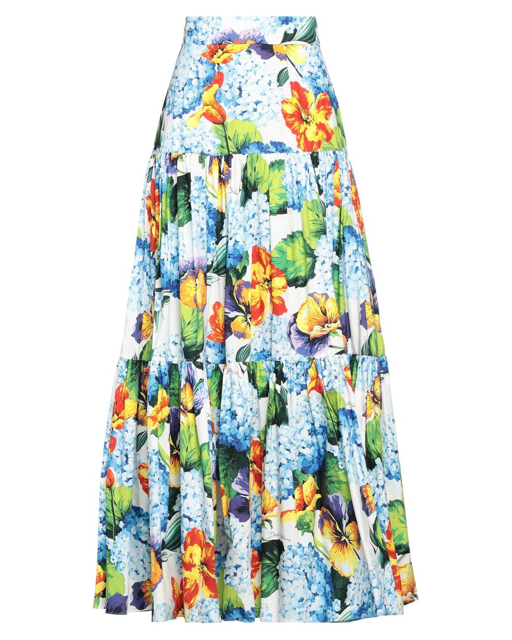 Dolce & Gabbana White Maxi Skirt