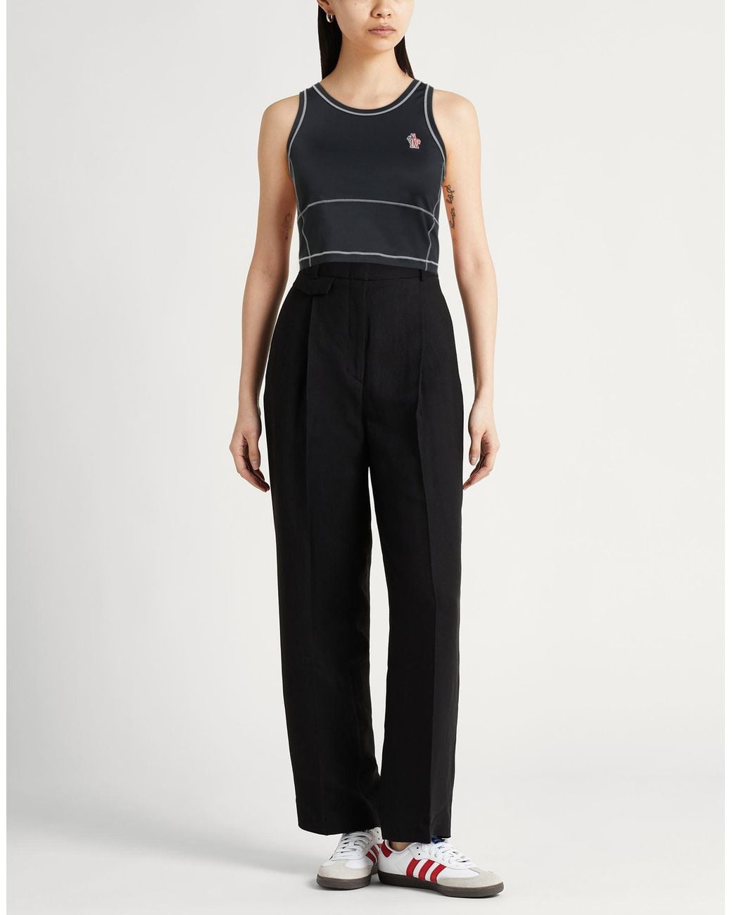 Top Moncler en coloris Black