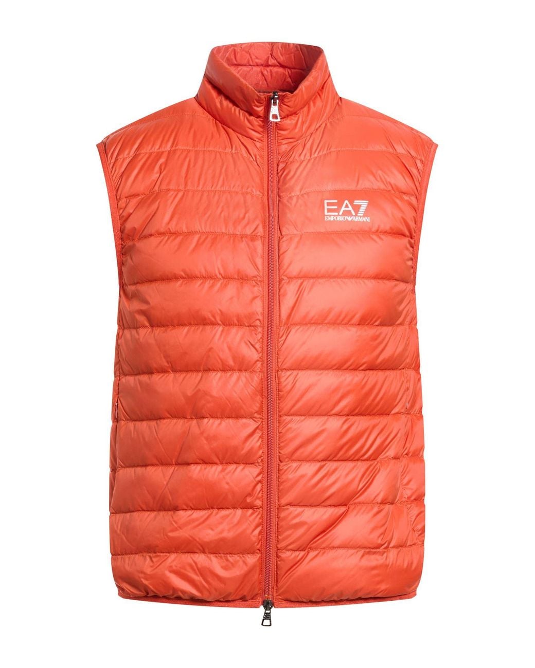 EA7 Orange Gilet for men