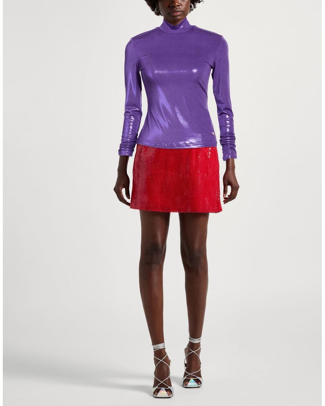 Top Just Cavalli de color Purple