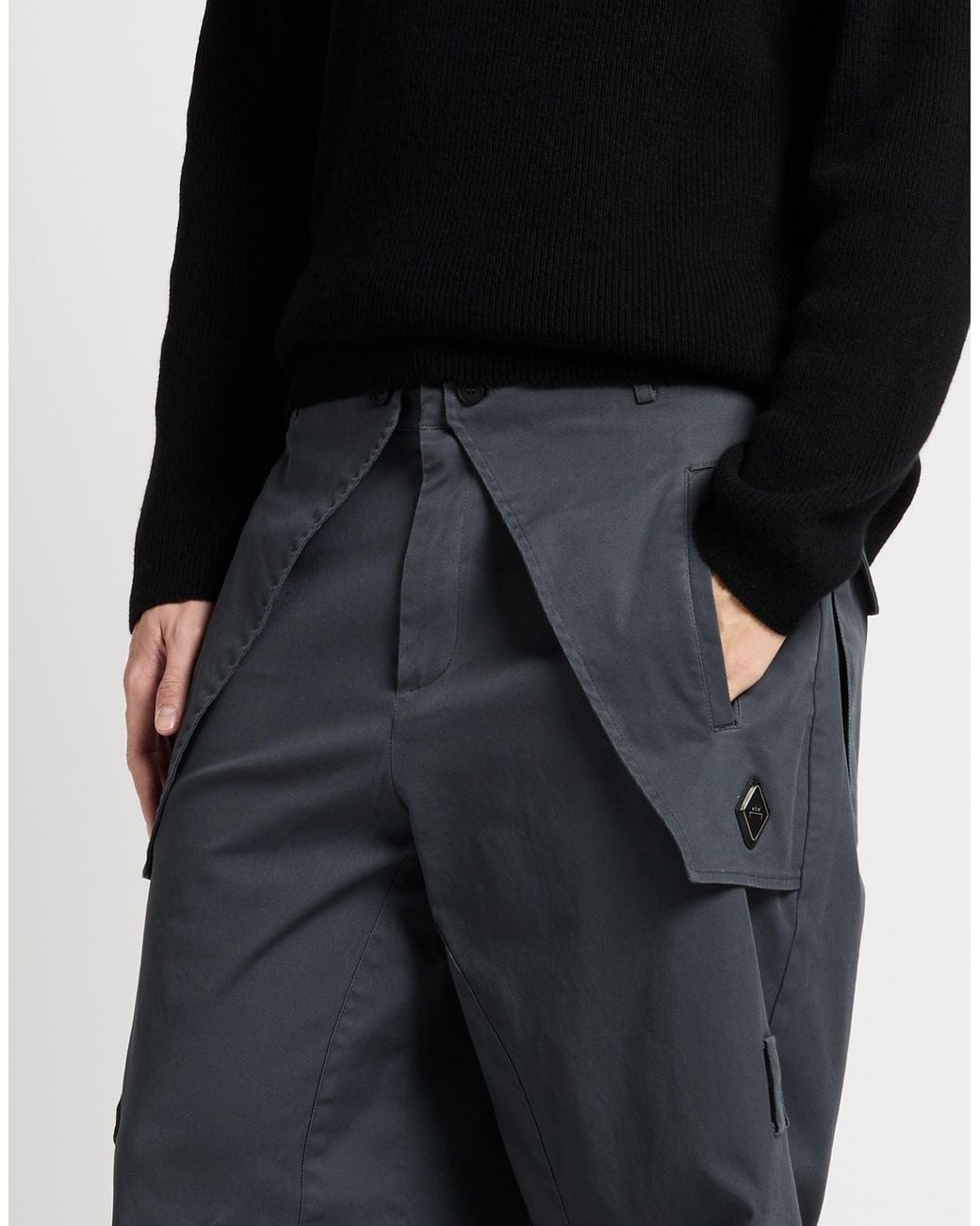 A_COLD_WALL* Blue Pants Cotton, Elastane for men