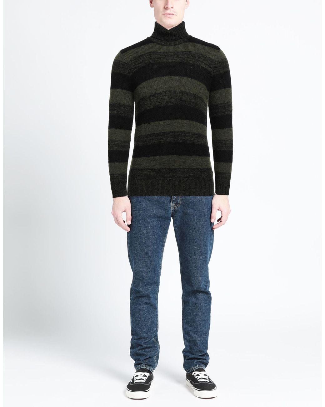 Darwin Black Turtleneck for men