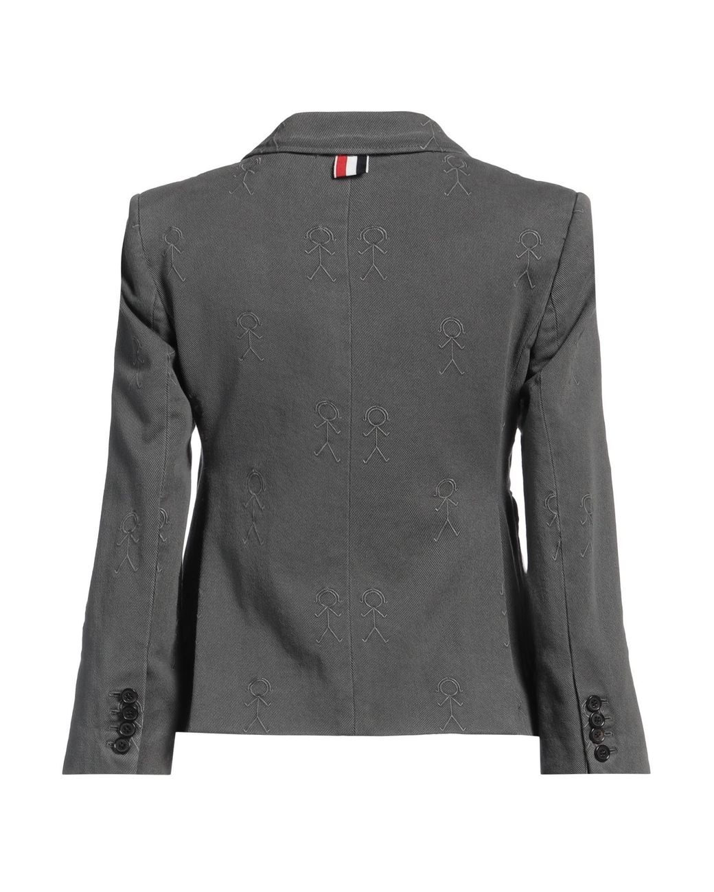 Thom Browne Black Blazer Cotton, Viscose