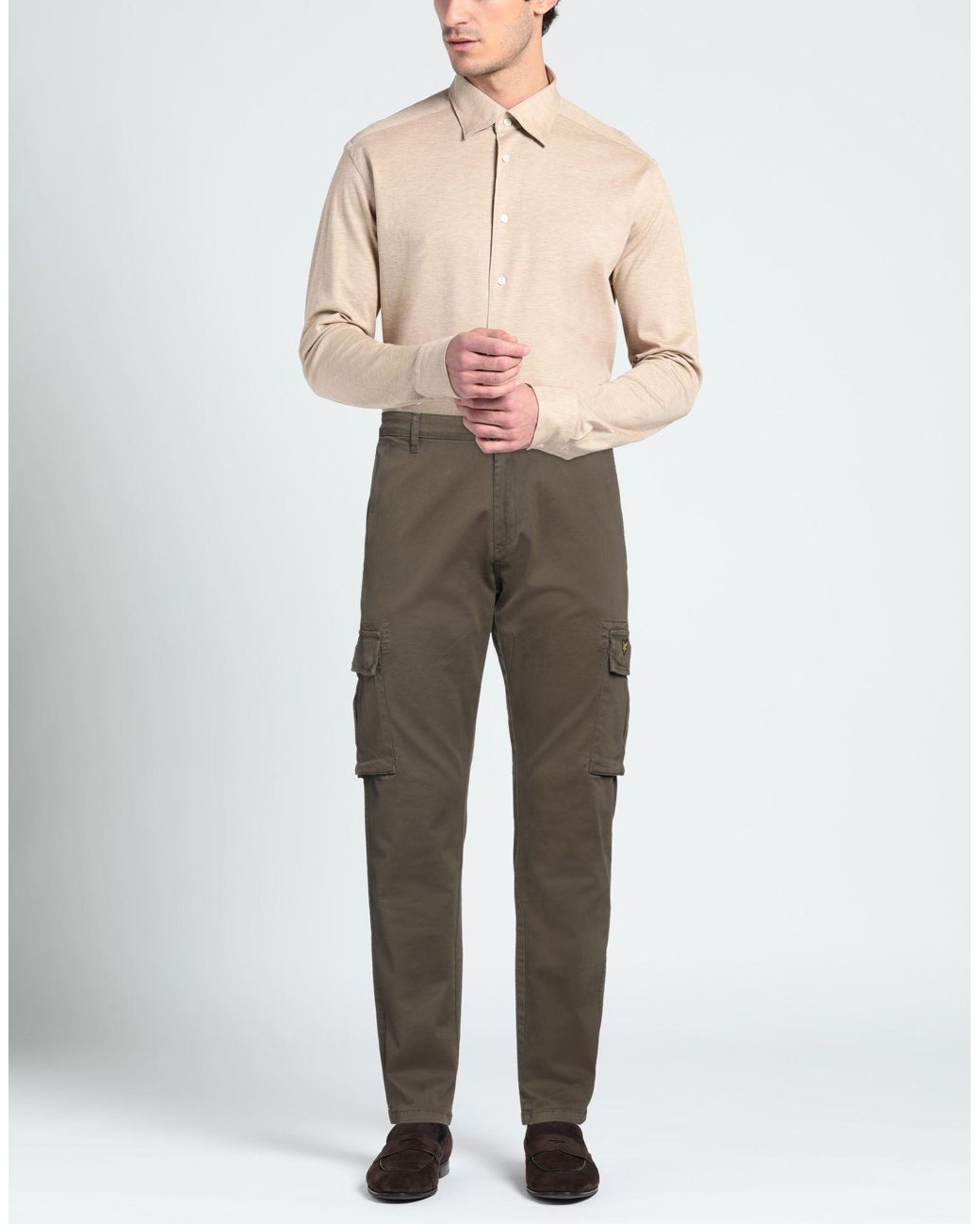 Lyle & Scott Gray Trouser for men