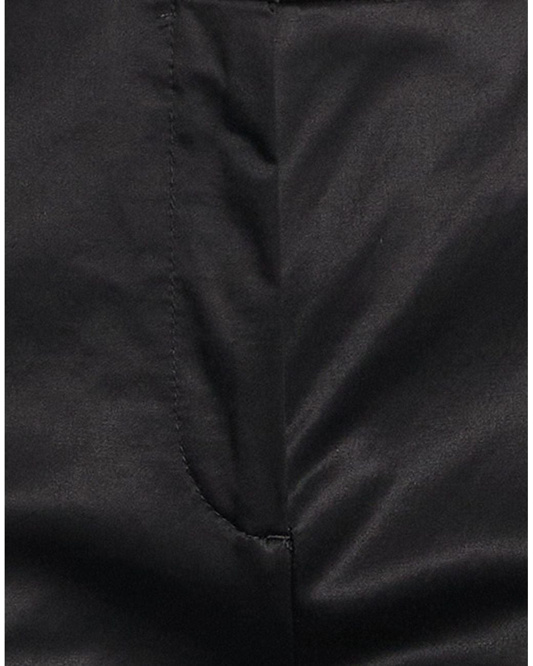 Totême  Black Pants Cotton, Viscose, Elastane
