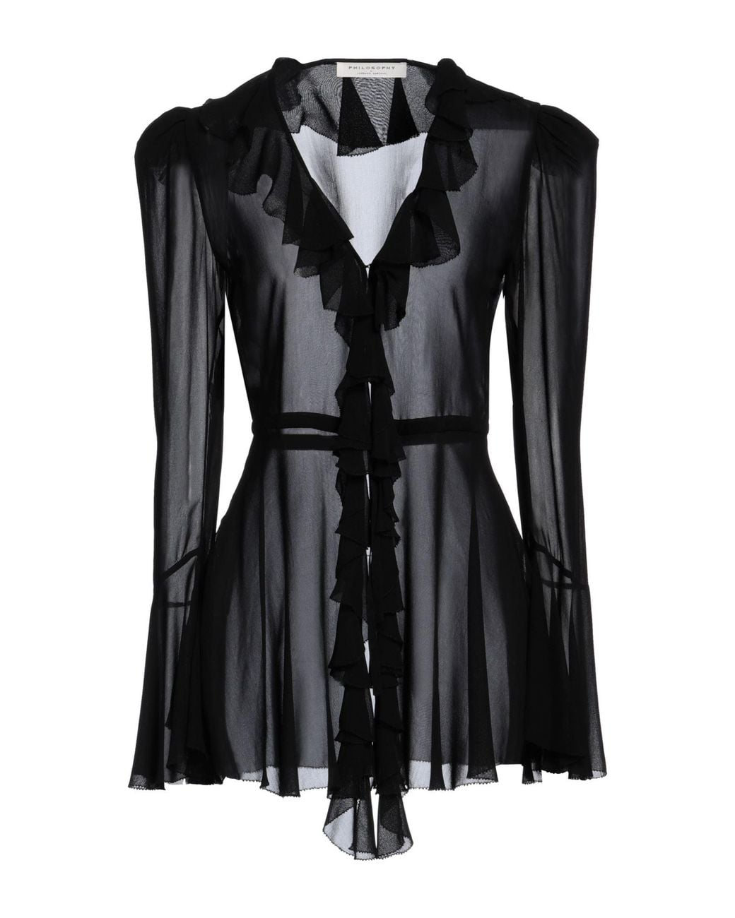 Philosophy Di Lorenzo Serafini Black Shirt Viscose